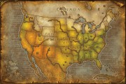 魔兽粉丝制成了艾泽拉斯风格的美国地图（艾泽拉斯地图演变）
