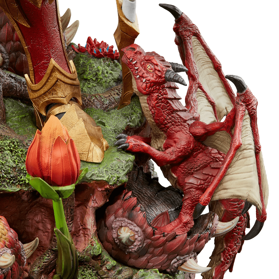 魔兽世界推出红龙女王的雕像手办颜值较高细节完美（红龙女王原画）